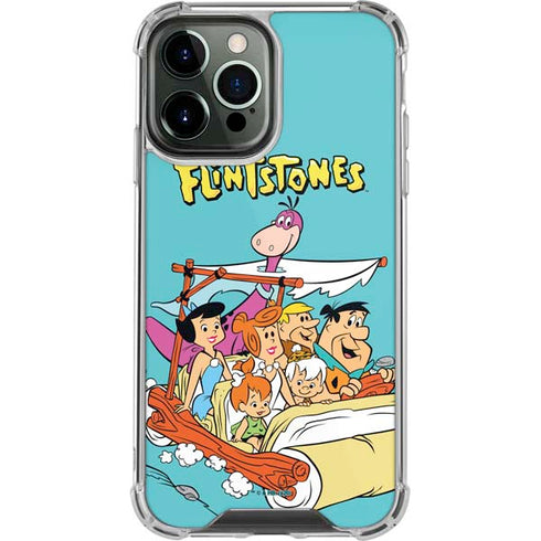 The Flinstones The Flintstones and Rubbles iPhone 13 Pro Max Clear Case